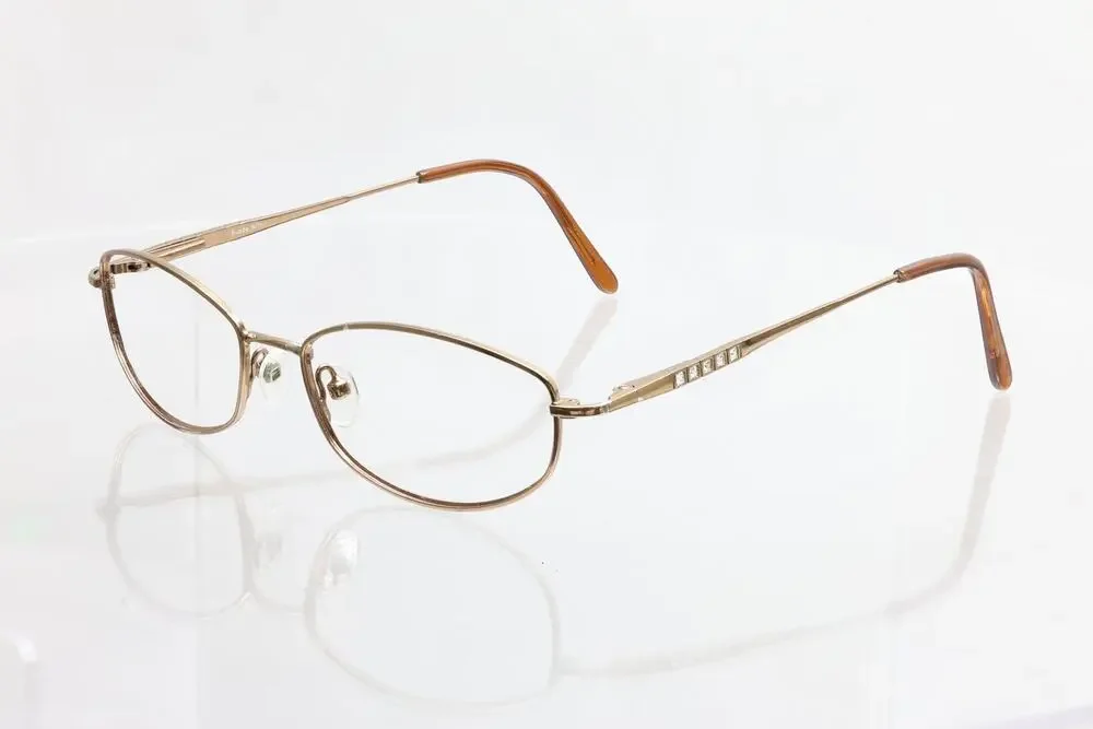 Visage Suede BRN Eyeglass FRAMES ONLY - GOOD CONDITION - READ DESCRIPTION